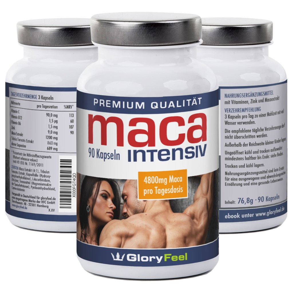 GloryFeel Maca intensiv 3 gloryfeel